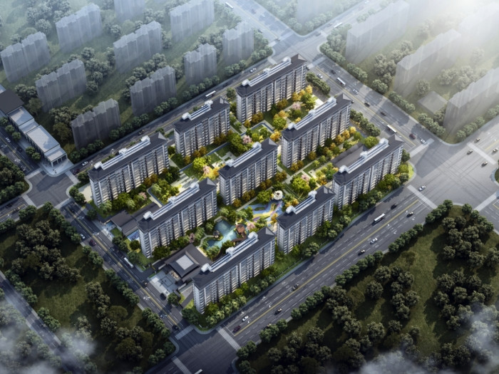 绿洲云湖十里院楼盘图片