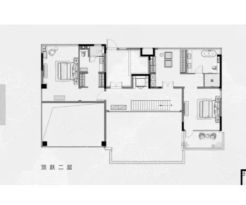  3室2厅4卫 346㎡户型图