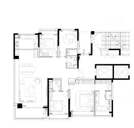  4室23厅0卫 180㎡户型图