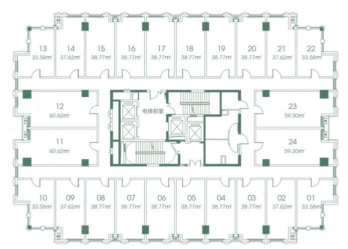  0室0厅0卫 60㎡户型图