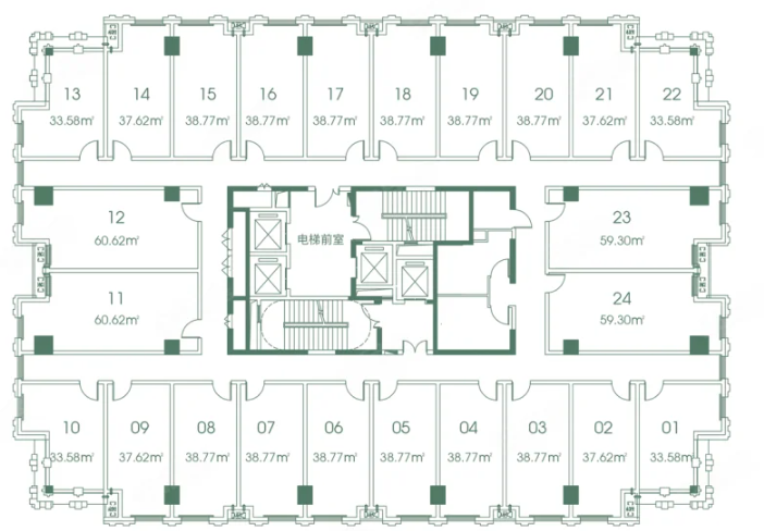  0室0厅0卫 33㎡户型图