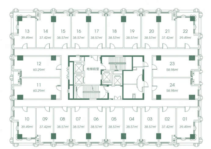  0室0厅0卫 37㎡户型图