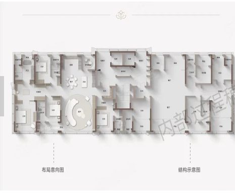  4室2厅4卫 228㎡户型图