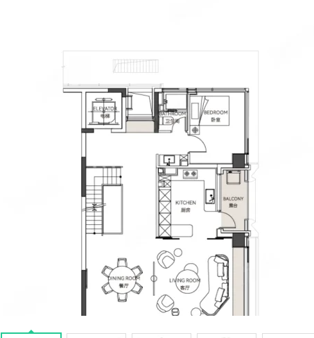  5室2厅3卫 220㎡户型图