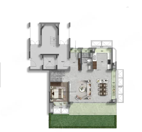 5室2厅2卫 181㎡户型图