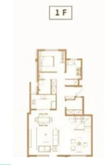  4室2厅2卫 223㎡户型图