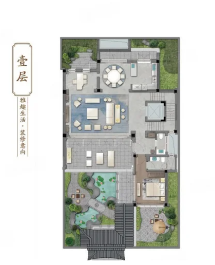  4室2厅3卫 652㎡户型图