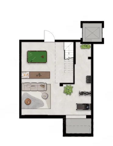 4室2厅2卫 145㎡户型图