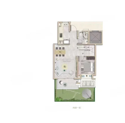  4室2厅2卫 129㎡户型图