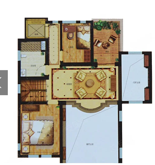  5室3厅4卫 310㎡户型图