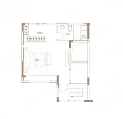  4室2厅3卫 197㎡户型图