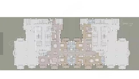  6室4厅8卫 740㎡户型图