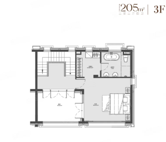  0室0厅0卫 205㎡户型图